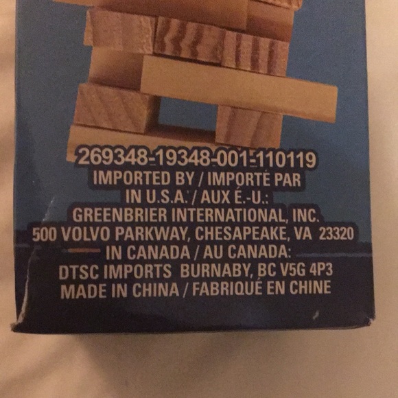 Small Tumbling Tower Game (like Jenga) - So fun! - Picture 3 of 5